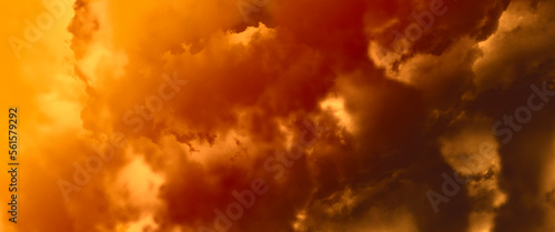 red and yellow background, abstract watercolor background with space. colorful sunrise or sunset colors in cloudy shapes. beautiful hues of yellow gold and orange in hand painted watercolor background