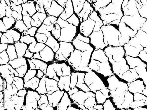 Dry cracked earth