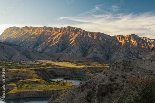 Gunib reservoir and hydroelectric power station in Dagestan © Aleksei Zakharov