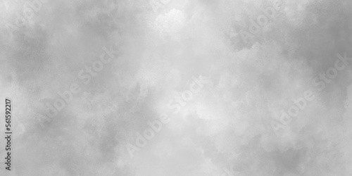 Abstract cloudy silver ink effect white paper texture, Old and grainy white or grey grunge texture, black and whiter background with puffy smoke, white background illustration. 