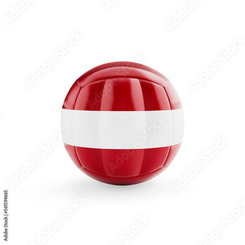 3D volleyball ball with Latvia national team flag isolated on white background - 3D Rendering Free Download 3D volleyball ball with Latvia national team flag isolated on white background - 3D Rendering - GFXLoad