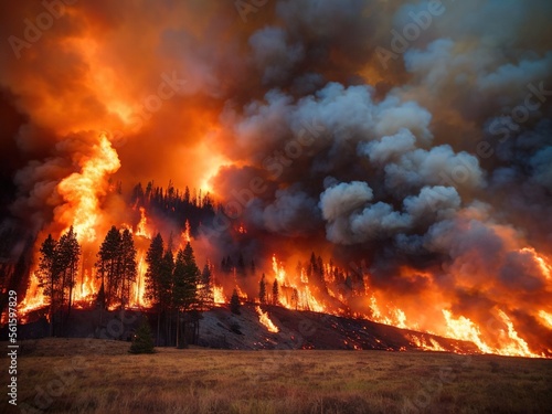 Forest fire, Generative AI 