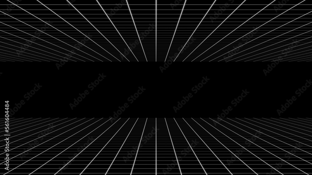 Naklejka premium Grids and Lines Retro Background