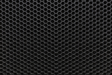 Black Honeycomb Abstract Background