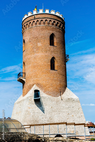 Chindia tower (Turnul Chindiei) from the Royal Court of Targoviste, Romania. photo