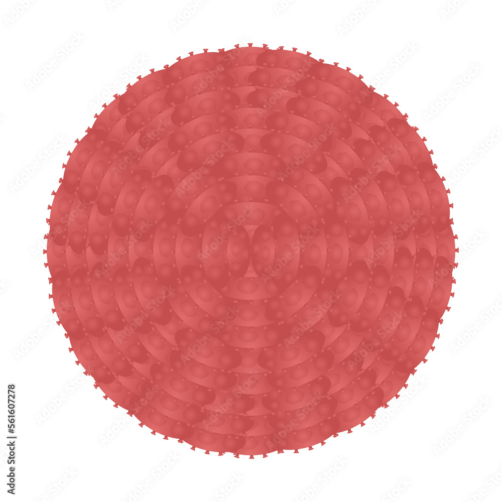 Virus molecule. Bacterium. Coronavirus. Vector illustration