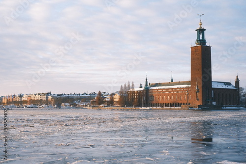 Photography stockholm city hall in winter