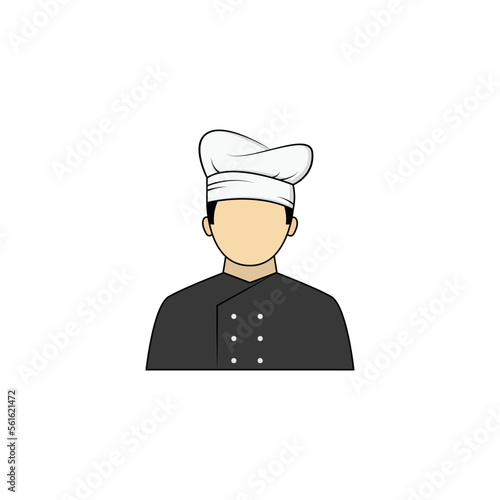 Isolated chef icon vector graphics