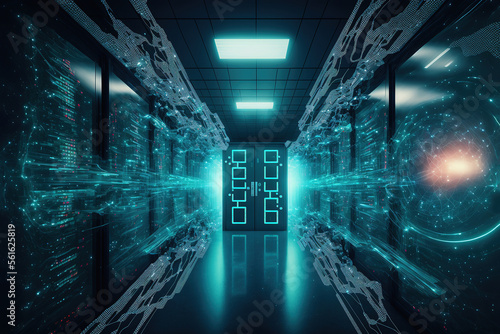Hi-tech tunnel with databas...