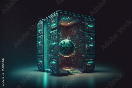 Hi-tech tunnel with databas...
