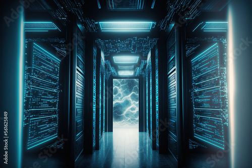 Hi-tech tunnel with databas...