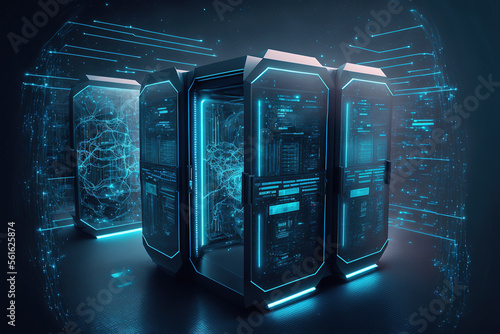 Hi-tech tunnel with databas...