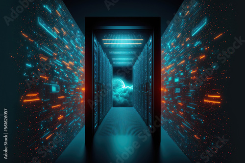 Hi-tech tunnel with databas...