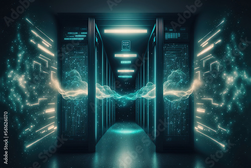 Hi-tech tunnel with databas...