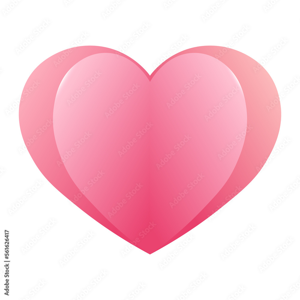 Simple illustration of heart icon for St. Valentines Day Simple illustration of heart icon for St. Valentines Day