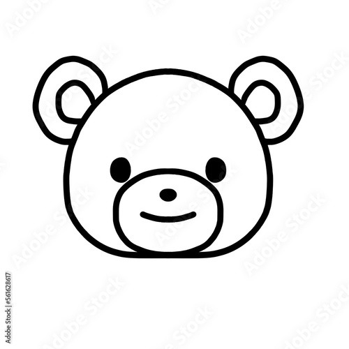 Cute bear icon