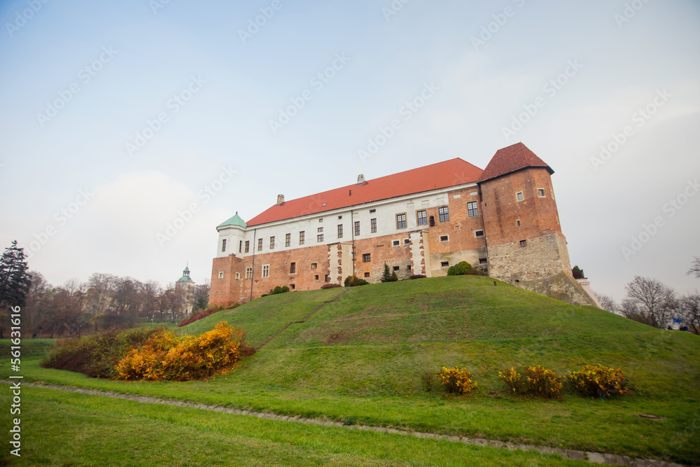 Royal castle in Sandomierz, Poland
