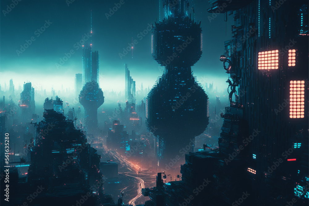Sci-fi Megacity Sci-fi Megacity