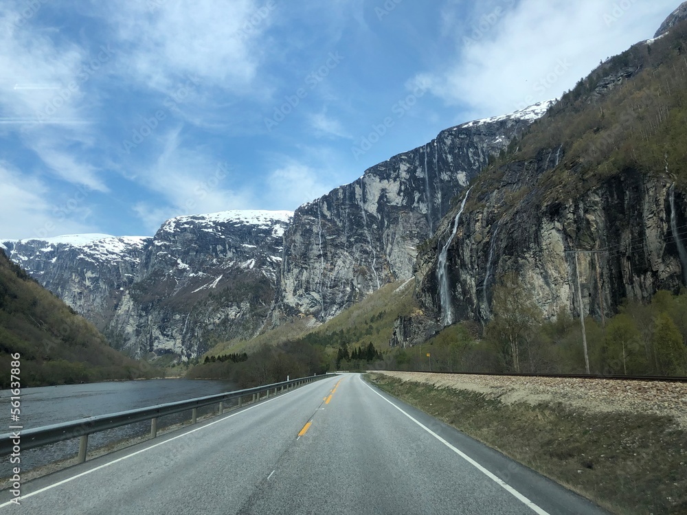 Fototapeta premium Country side, mountains and hills