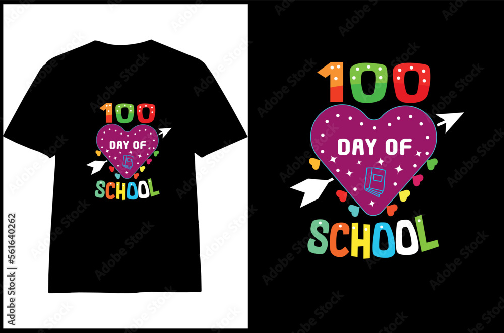 100 day of school t-shirt 100 day of school t-shirt