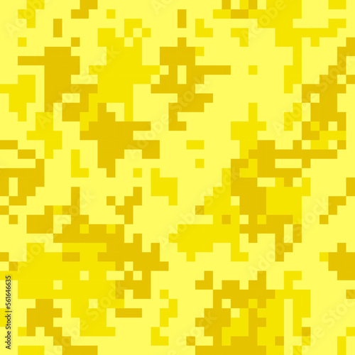 Yellow camouflage pattern