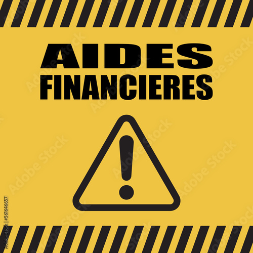 Logo aides financières.