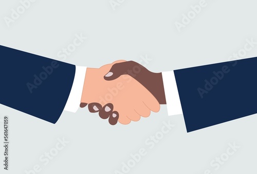 handshake between two businessmen