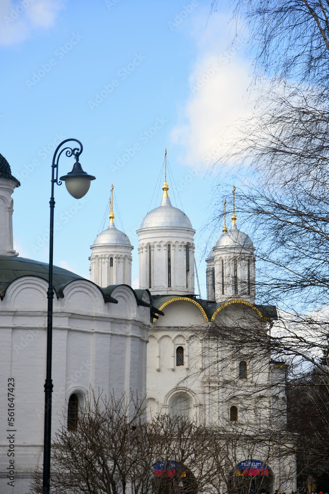 Moscow Kremlin architecture. Popular landmark.