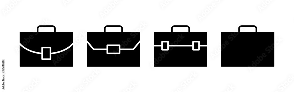 Briefcase icon vector for web and mobile app. suitcase sign and symbol. luggage symbol. Briefcase icon vector for web and mobile app. suitcase sign and symbol. luggage symbol.