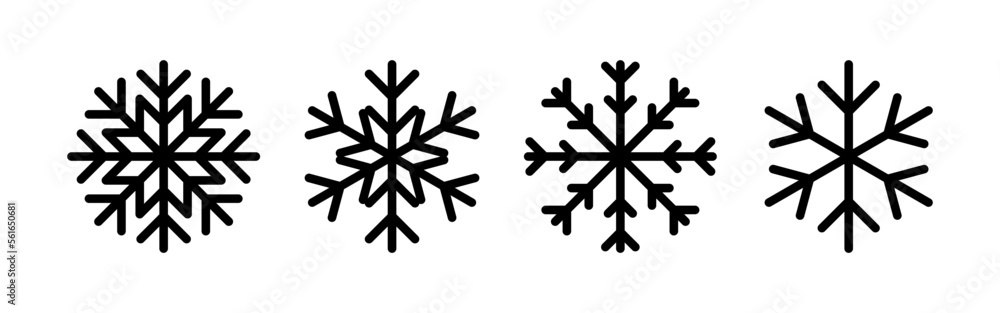 Snow icon vector for web and mobile app. snowflake sign and symbol Snow icon vector for web and mobile app. snowflake sign and symbol
