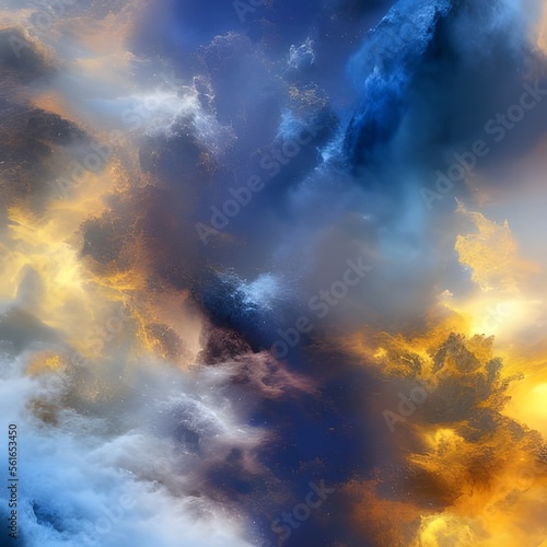 Colorful smoky clouds 11