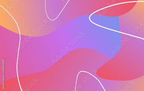 abstract liquid gradient background. Creative illustration for backgrounds, posters, pamphlets, cards and design materials