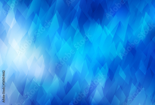 Light BLUE vector template with rhombus.