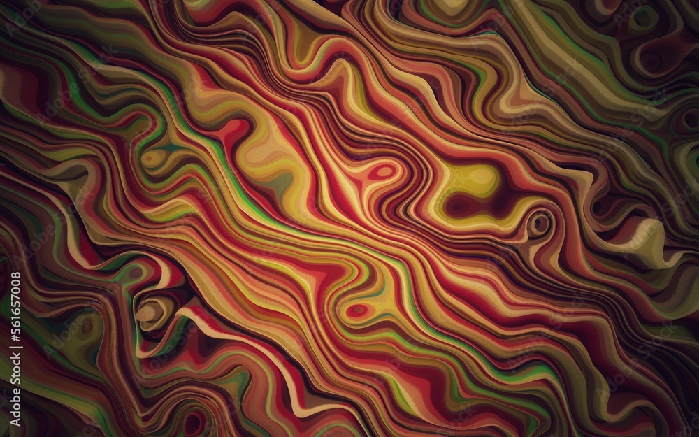 Artistic and classic 3D abstract background of colorful flowing liquid or wave patterns with vignette effect. Art painting of wave pattern. Retro and vintage design. Artistic and classic 3D abstract background of colorful flowing liquid or wave patterns with vignette effect. Art painting of wave pattern. Retro and vintage design.