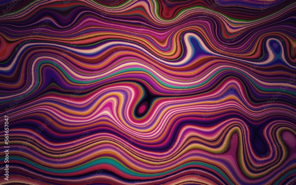 Artistic and classic 3D abstract background of colorful flowing liquid or wave patterns with vignette effect. Art painting of wave pattern. Retro and vintage design. Artistic and classic 3D abstract background of colorful flowing liquid or wave patterns with vignette effect. Art painting of wave pattern. Retro and vintage design.