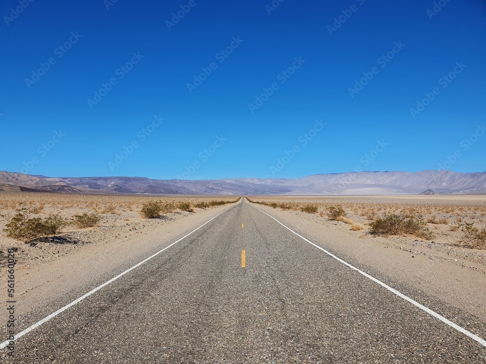 Highway in Death Valley, USA