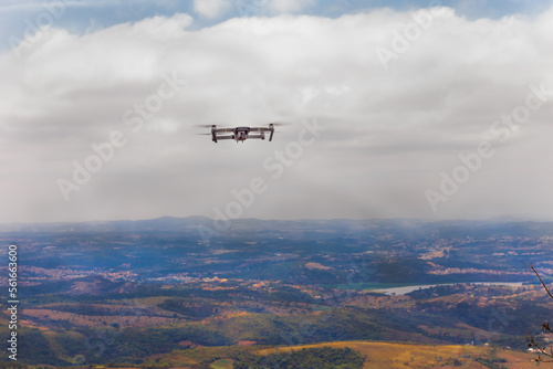 Drone DJI Mavic Pro flying