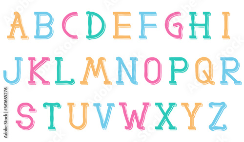 Minimal shadow 3D typography  Abstract digital alphabet font. Creative vector illustration