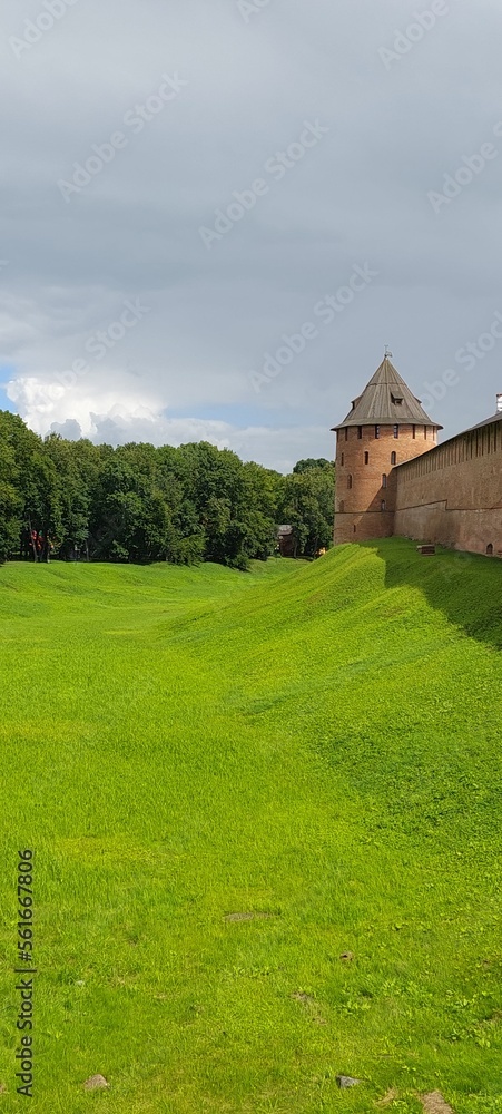 castle in the valley