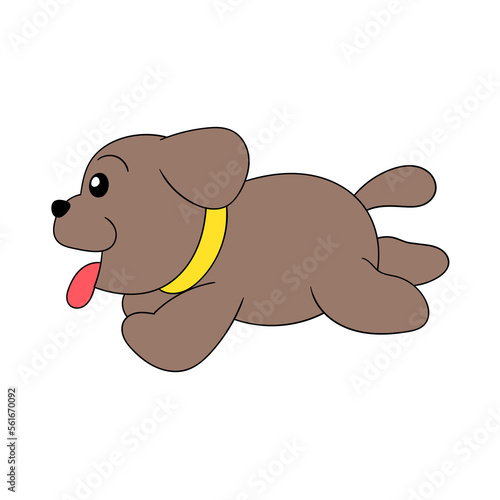 animal fat puppies are running around