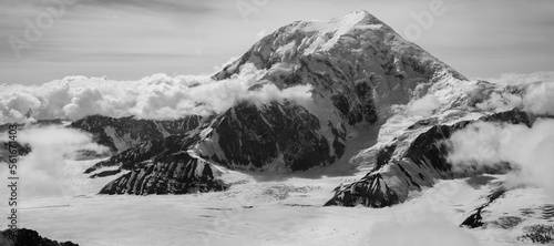mountains in denali national park in alaska