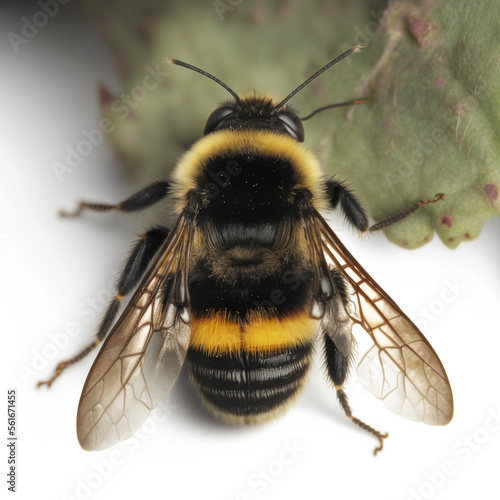 bee on a leaf
