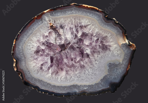 purple crystalline cluster quartz mineral rock specimen