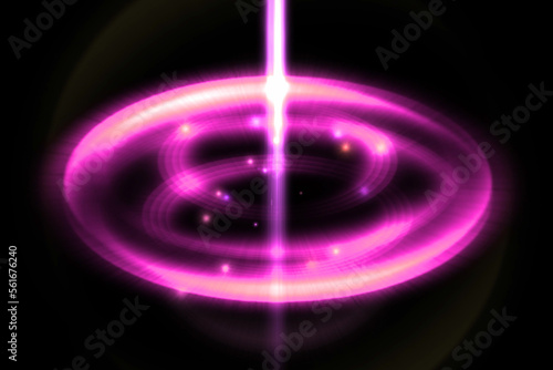 エネルギー　光の環　パワー　CG　背景　壁紙
