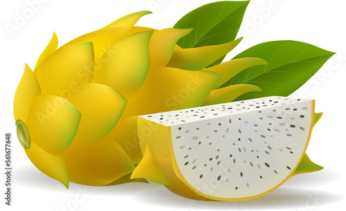 Yellow dragon fruit