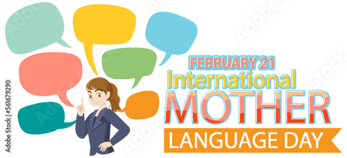 International mother language day banner