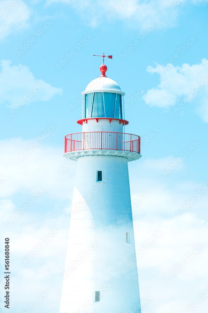 lighthouse of blue sky