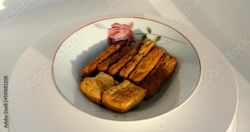 Tempe and bacem tofu cooked with Aceh spices photo