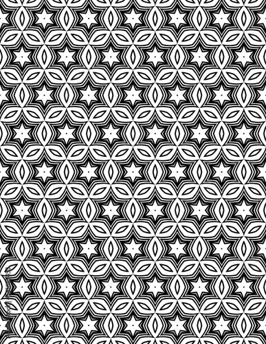 Black and white abstract geometric pattern