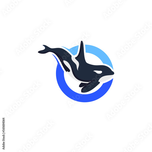 Orca Killer Whale Logo Design